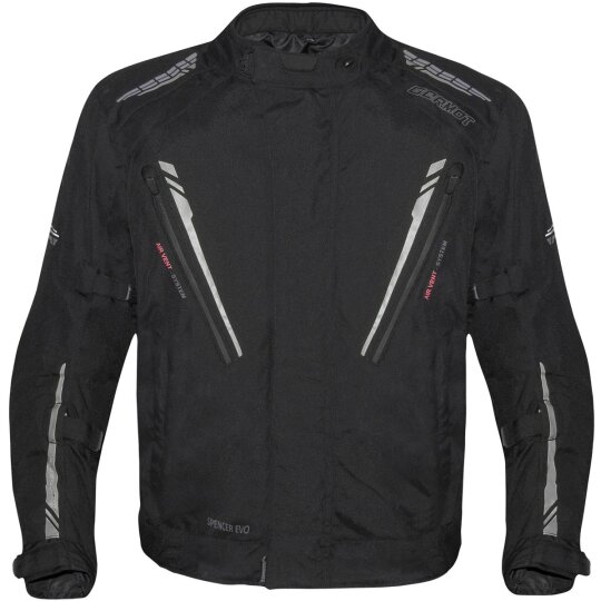 Germot Spencer Evo textile jacket black / grey BIG SIZE B3XL