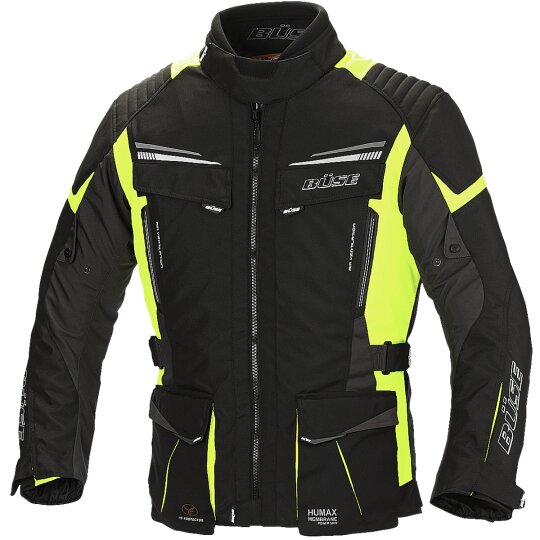 Büse LAGO PRO textile jacket black/neon yellow  2XL