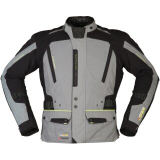 Modeka Viper LT Veste en textile gris / noir