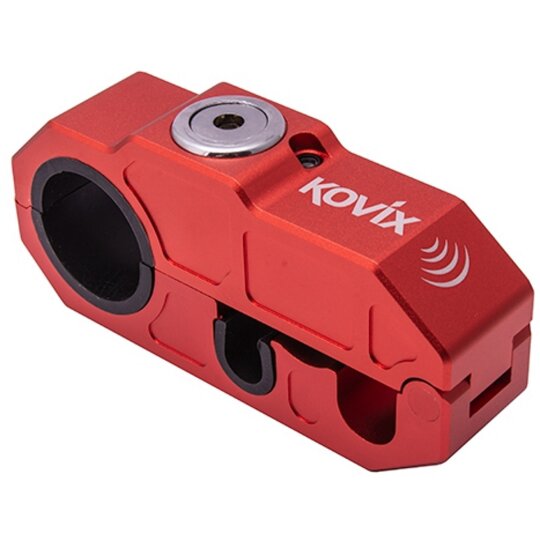 Kovix KHL Grip Lock rouge Alarme de verrouillage du levier de frein