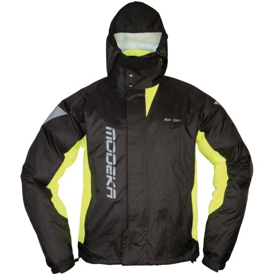 Modeka AX-Dry II rain jacket black/yellow XL