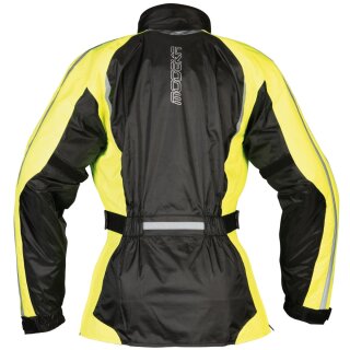 Modeka Viola Dry Lady rain jacket black/yellow 40