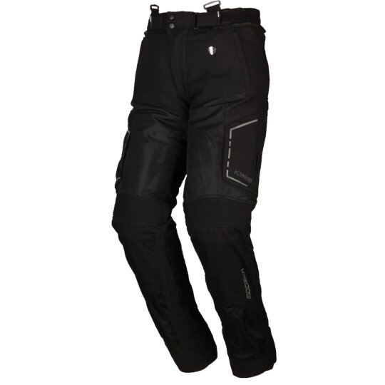 Modeka Pantalones de motocicleta Khao Air negro S