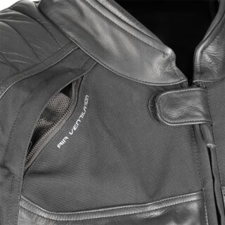 Büse Ferno giacca tessile/pelle, nero 118