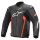 Alpinestars Faster V2 Giacca in pelle uomini, nero/rosso