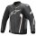 Alpinestars Faster V2 Chaqueta de cuero de hombre, negro/blanco