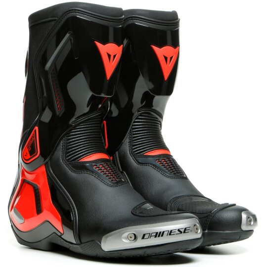 Dainese Torque 3 Out men´s motorcycle boots black / fluo red