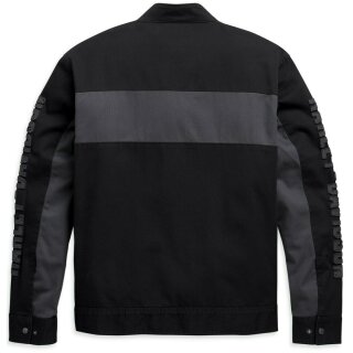 HD Jacket Canvas Colorblock black / grey L