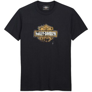 HD T-Shirt Patina Bar &amp; Shield Logo schwarz