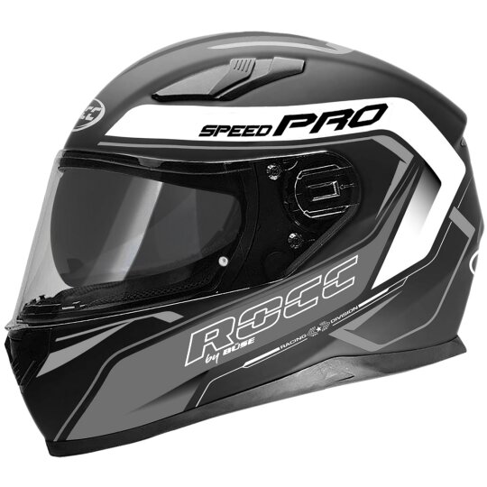 ROCC 451 full face helmet matt black / white XL