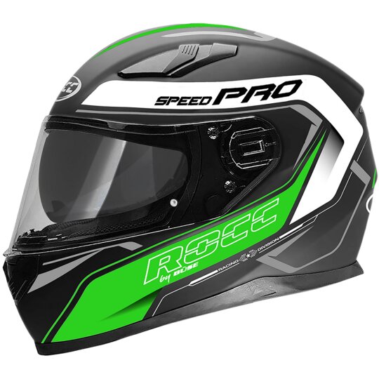 ROCC 451 full face helmet matt black / green