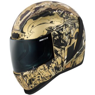 Icon Airform Guardian casque int&eacute;graux or