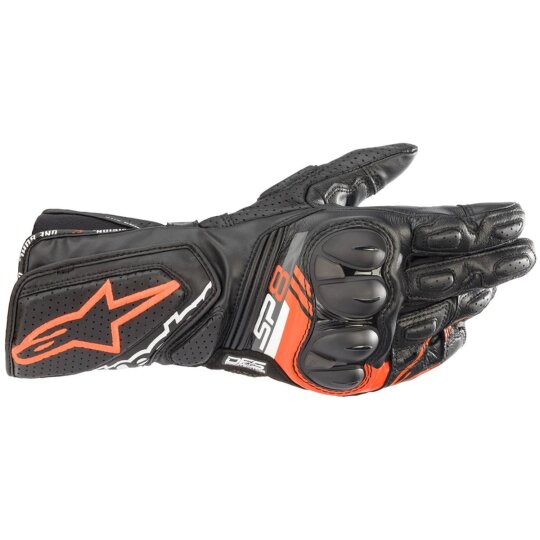 Alpinestars SP-8 V3 Handschuh schwarz / fluo-rot