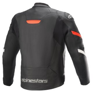 Alpinestars Faster V2 leather jacket men black/red 50