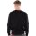 Alpha Industries Basic Sweater Embroidery schwarz / weiss L