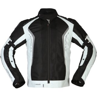 Modeka Khao Air Motorcycle Textile Jacket black / light grey M