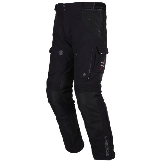 Los pantalones Modeka Panamericana II negro L-XL