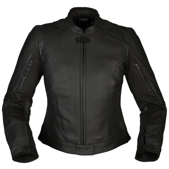 Chaqueta de cuero Modeka Helena para mujeres negro 42