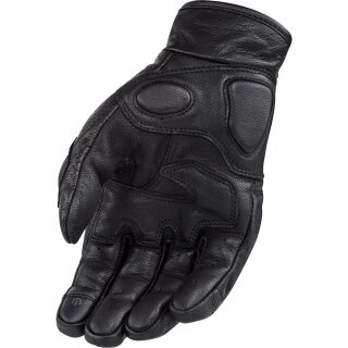 LS2 Los guantes de cuero oxidado negros