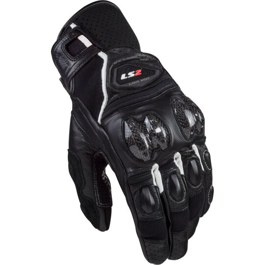 LS2 Spark II sport gloves black / white