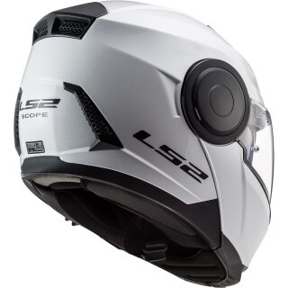 LS2 FF902 Scope casco flip-up Solid bianco