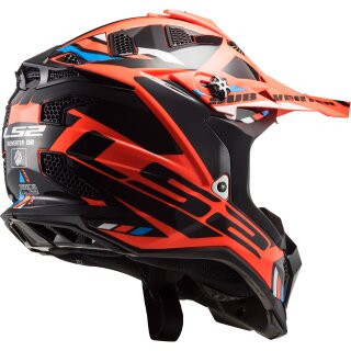 LS2 MX700 Subverter Stomp naranja / negro