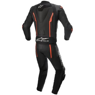 Alpinestars Missile V2 2 Piece Leather Suit Tech Air black / red-fluo 50