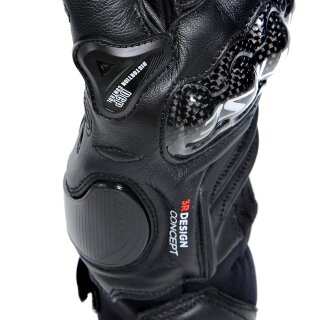 Guantes deportivos Dainese Carbon 4 cortos negros / negros