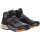 Zapatillas de moto Alpinestars CR-X Drystar negras / marrones / naranjas 41