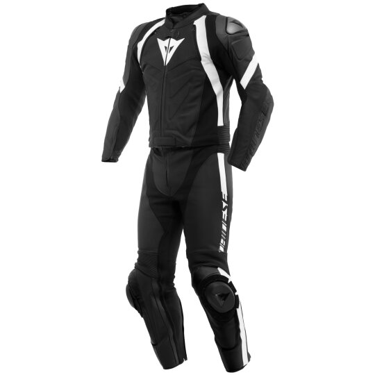 Dainese Avro 4 2 pcs. leather suit black / black / white 46