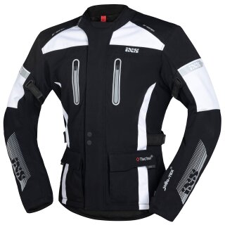 iXS Pacora-ST chaqueta textil para hombres negro / blanco