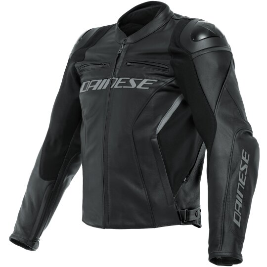 Dainese Racing 4 Leather Jacket Black / Black 50