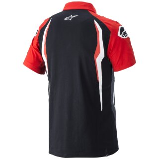 Honda Polo Shirt rot / schwarz