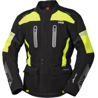 iXS Pacora-ST Veste textile pour hommes noir / jaune fluo M