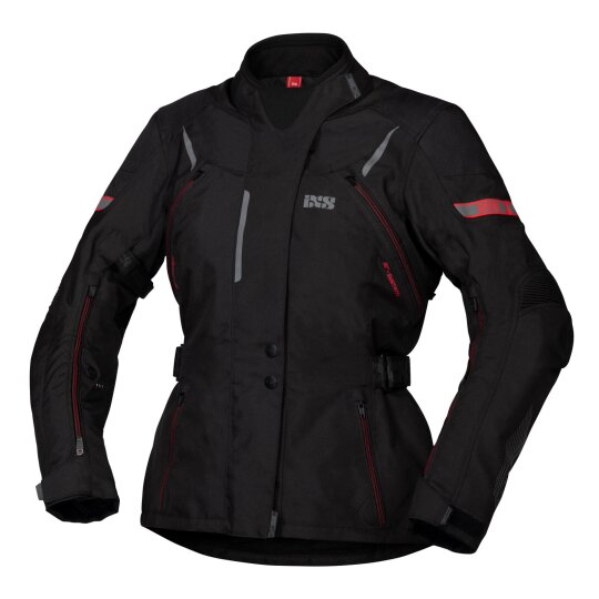 iXS Liz-ST Ladies Textile Jacket black / red XL