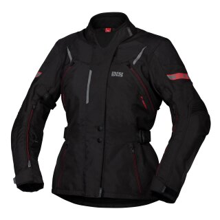 iXS Liz-ST Ladies Textile Jacket black / red 3XL
