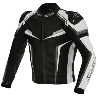 Büse Mille leather jacket black / white men 46