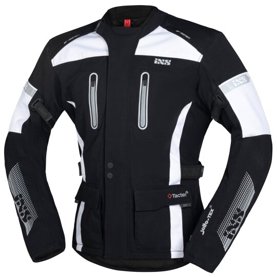 iXS Pacora-ST veste en textile pour hommes noir / blanc S