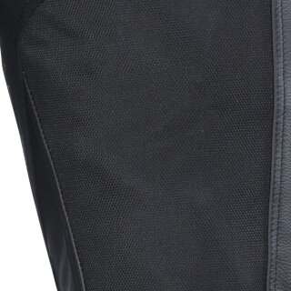 Pantalones BÜSE Sunride de tela/cuero negro 54