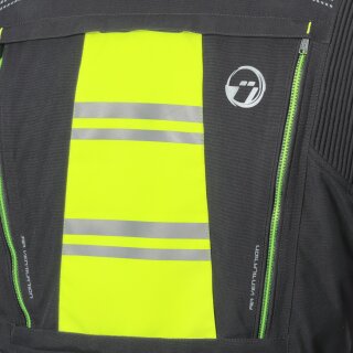 Büse Travel Pro Textiljacke schwarz / gelb Herren 32 kurz