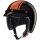 Casco jet Kochmann RB-676 nero / arancione