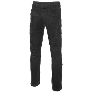 Pantalones textiles BÜSE Fargo negro para hombres 62