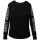 HD  Ladies´ Authentic Bar&Shield Rib-Knit Top Black Beauty L