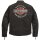 Veste de moto en textile résistant à leau HD Rallye, noir