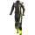 Büse Mille leather suit 2pcs. black / neon-yellow ladies 42