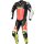 Alpinestars GP Tech V4 Combinaison cuir 1 pièce Tech Air noir / rouge-fluo / jaune-fluo