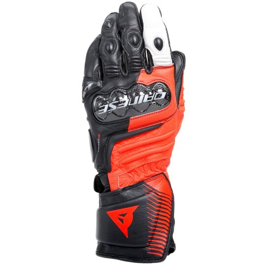 Gants de sport Dainese Carbon 4 noir / rouge fluo / blanc XXL