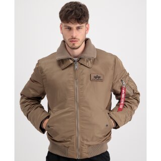 Giacche Bomber Alpha Industries CWU Jet Blast taupe