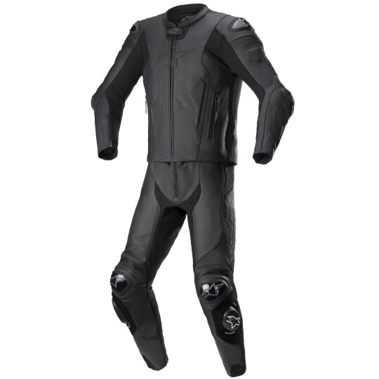 Alpinestars Missile V2 Tech Air combinaison en cuir 2-pièces noir / noir 56