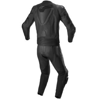 Traje de cuero de 2 piezas Alpinestars Missile V2 Tech Air negro / negro 56